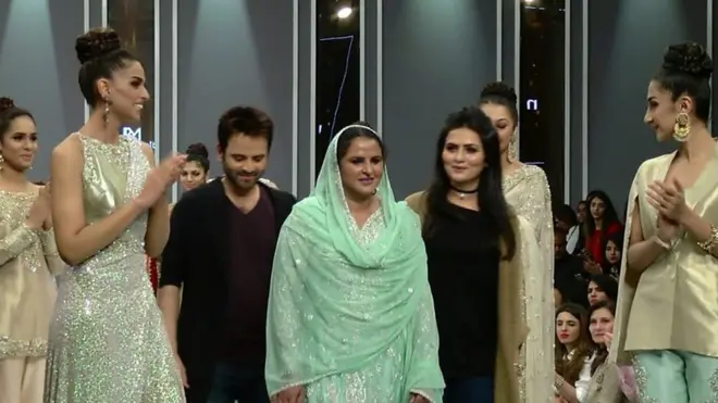 فیشن پاکستان ویک میں مختاراں مائی