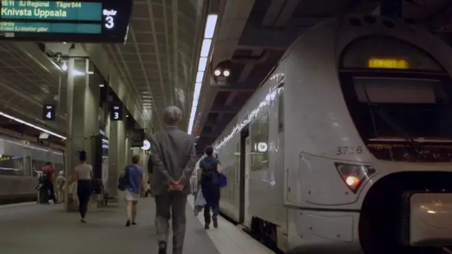 สถานีรถไฟที่สวีเดน