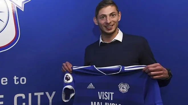 Sala signed for Cardiff City just two days before he was killed in the plane crash