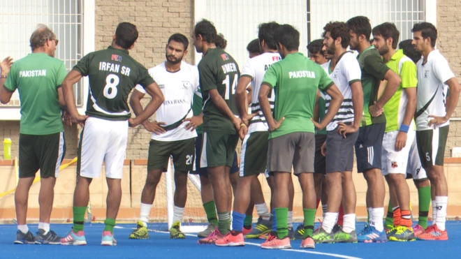 پاکستانی ہاکی ٹیم نے ایشین گیمز کے لیے کراچی میں انتہائی سخت ٹریننگ کی
