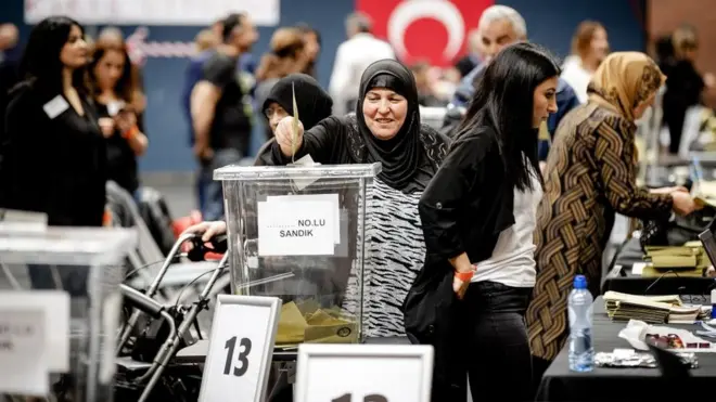 Yurt dışında oy verme işlemleri