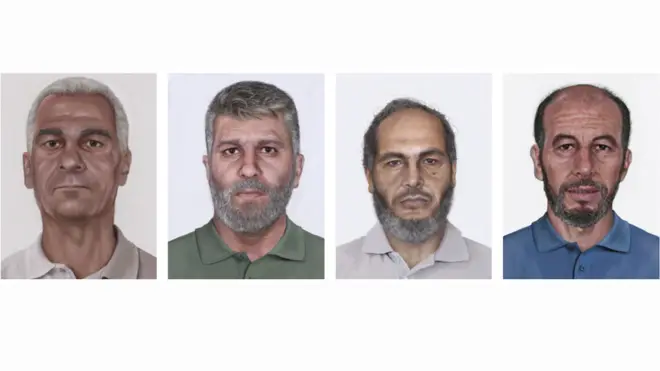 مطلوب افراد کی تصاویر