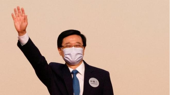 李家超获1416张支持票当选香港行政长官