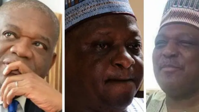 Orji Kalu, Joshua Dariye and Bala Ngilari