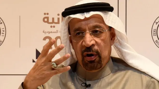 سعودی وزیرِ تیل خالد ال فلیح