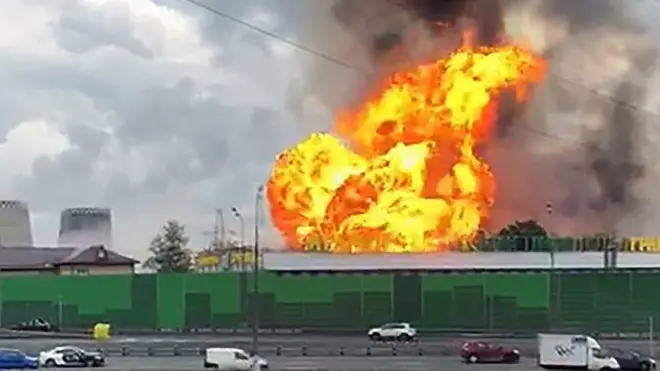 Пожар на ТЭЦ-27