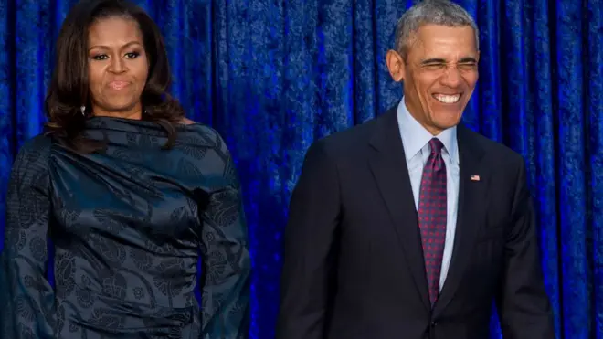 Michelle and Barack Obama