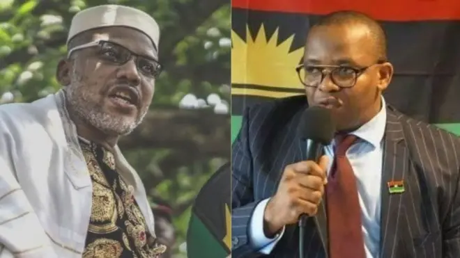 Nnamdi Kanu na Uche Mefor