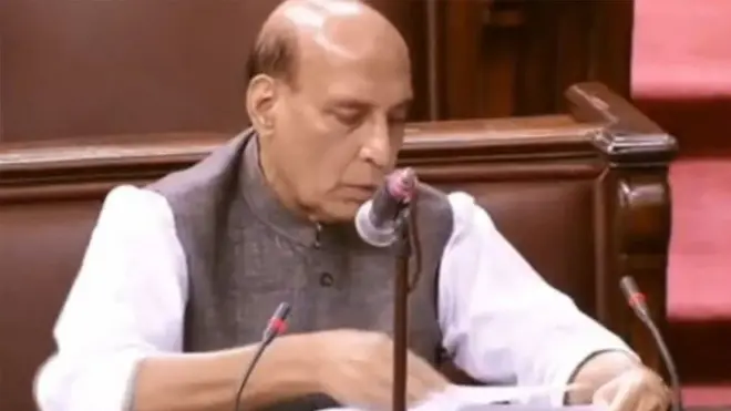 انڈین وزیر دفاع راج ناتھ سنگھ