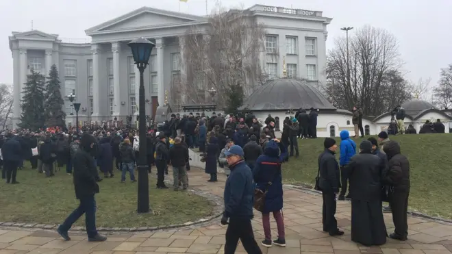 Акція біля Десятинного монастиря