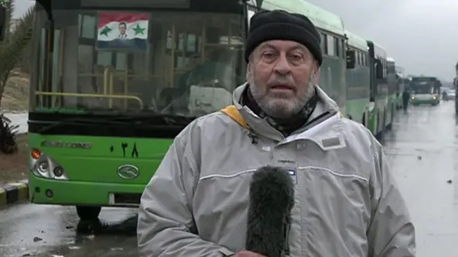 عساف عبود مراسل بي بي سي