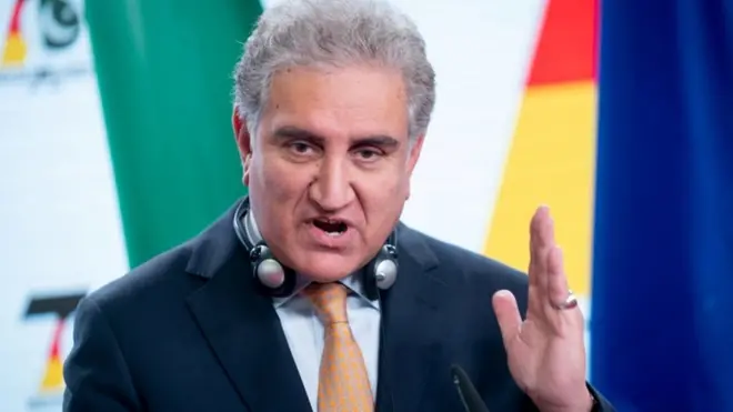 पाकिस्तान के विदेश मंत्री शाह महमूद क़ुरैशी