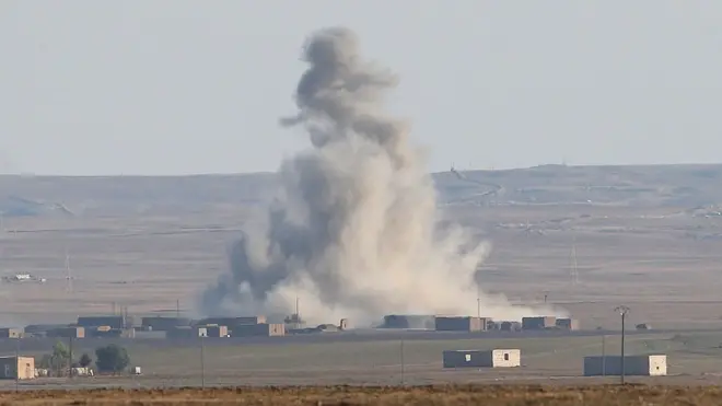 Американський авіаудар в Сирії