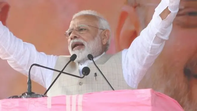 दुर्गापुर की रैली में नरेंद्र मोदी