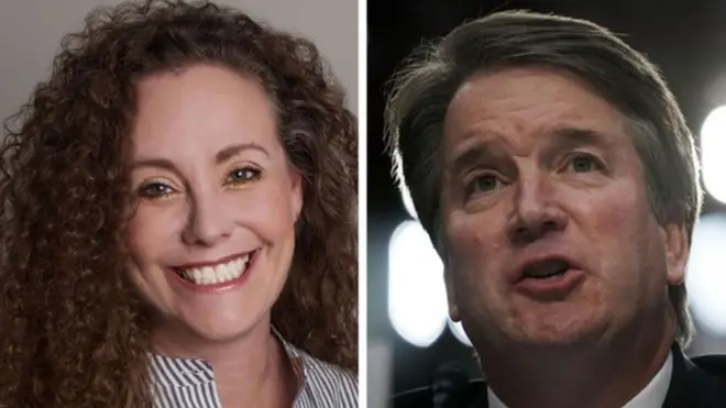 Julie Swetnick (dir.) e Brett Kavanaugh (esq.): votação no plenário do Senado foi adiada para que FBI investigue casos