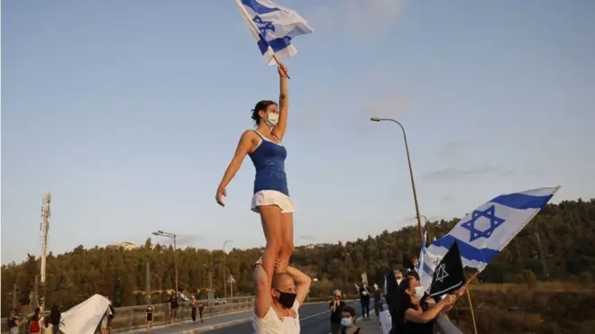 Демонстрація проти карантинних обмежень в Ізраїлі