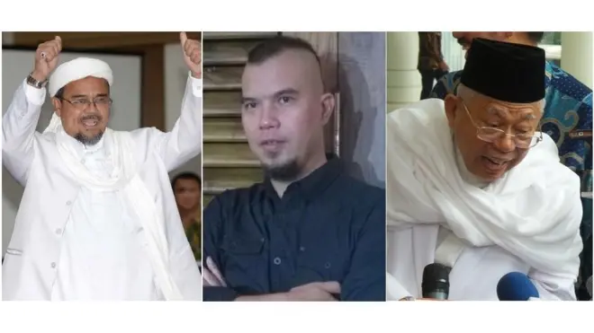 Rizieq Shihab, Ahmad Dhani, Maruf Amin