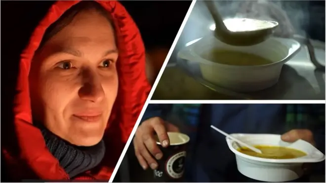 యుక్రెయిన్ ప్రజల ఆకలి తీరుస్తున్న భారతీయులు