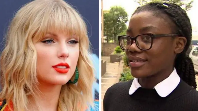 Taylor Swift and Vitoria Mario