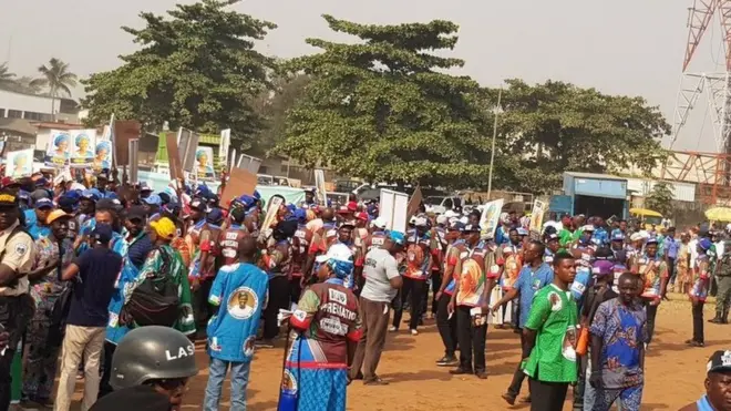 Kasala burst for di APC Lagos rally on Tuesday