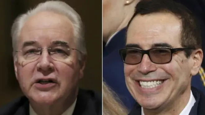 စတီဗင် မနူရှင်နဲ့ တွမ် ပရိုက်စ်တို့ကို အတည်ပြုဖို့ ဒီမိုကရက် ဆီးနိတ်တာတွေ ငြင်းဆန်