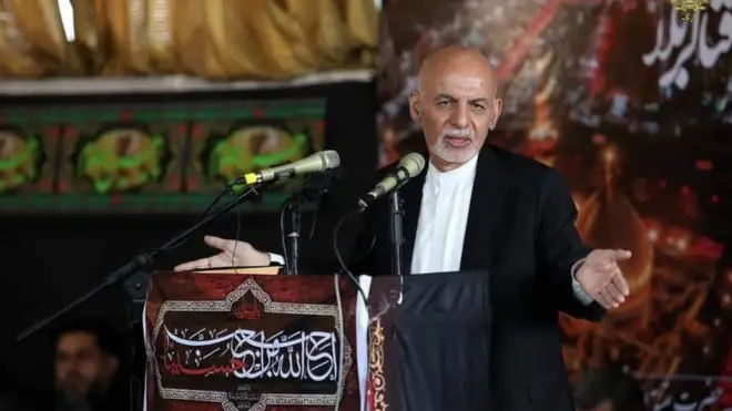 ولسمشر محمد اشرف غني د کربلا پېښې په وير را ټولو شویو خلکو ته وویل چې له سولې ډار نه دی په کار