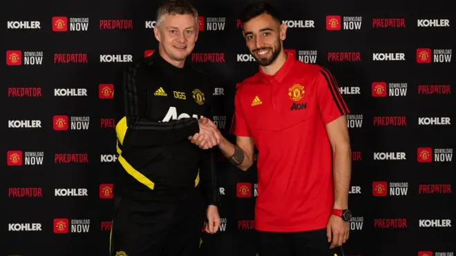 Bruno Fernandes don join Manchester United for five year deal - 30/01/20