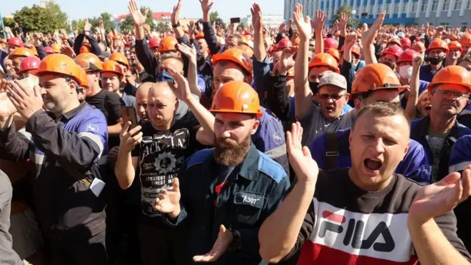 Акція на "Гродно Азоті" була масовою