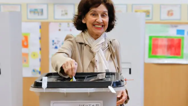 Gordana Siljanovska Davkova iz opozicione VMRO DPMNE