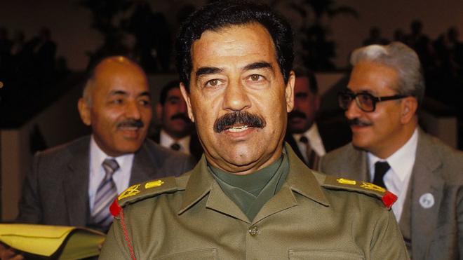 Saddam Hussein en novembre 1987.