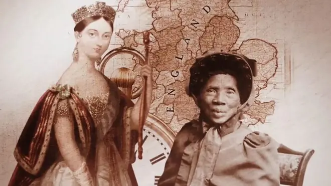 La reina Victoria y Martha Ann Erskine Ricks