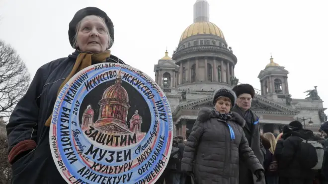Митинг в защиту Исаакиевского собора