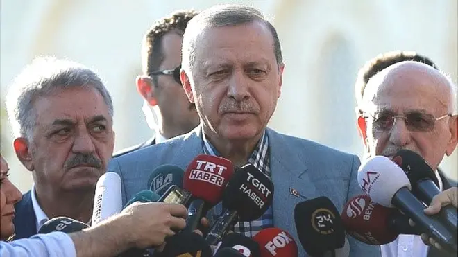 أردوغان: المطالبة بإغلاق القاعدة التركية في قطر قلة احترام