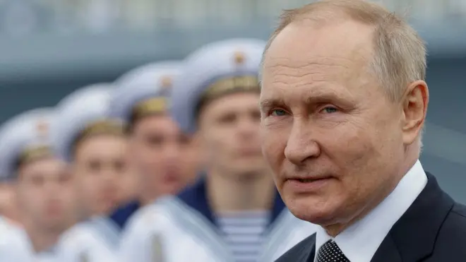 Святкування дня ВМФ Росії у Петербурзі