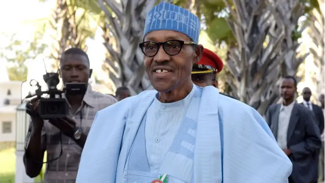 Nigeria President Muhammadu Buhari go begin im visit for Ebonyi state, south-east Nigeria