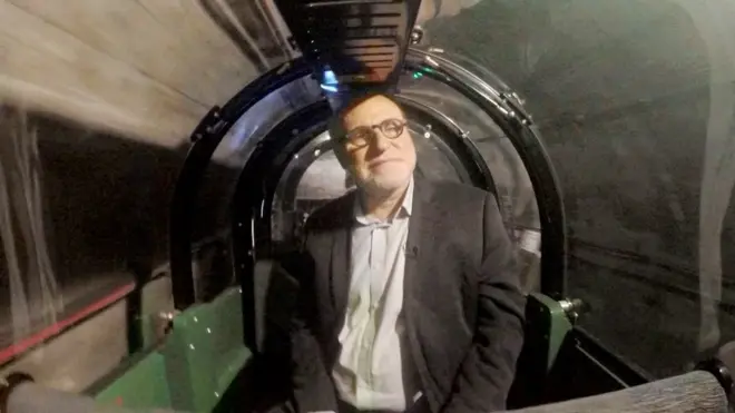 Alexander Kan in London Postal Museum