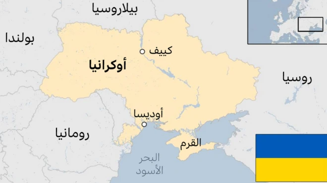 خريطة أوكرانيا