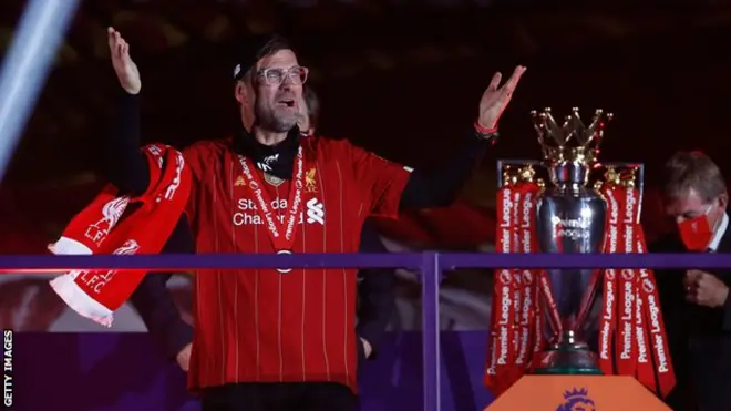 أحرز ليفربول تحت قيادة كلوب بطولة الدوري الإنجليزي الممتاز في الموسم الماضي وما زالت في جعبته سبع مباريات