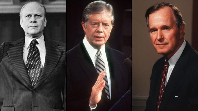 Gerald Ford, Jimmy Carter, George HW Bush