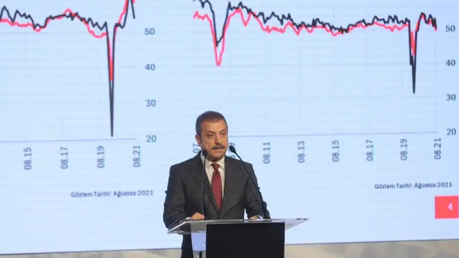 TCMB Başkanı Şahap Kavcıoğlu.