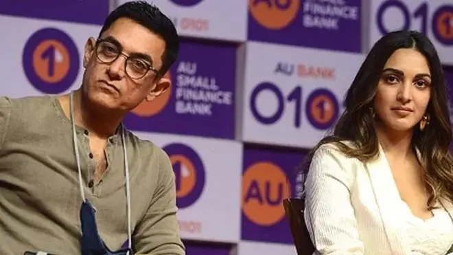 عامر خان اور اداکارہ کیارا ایڈوانی