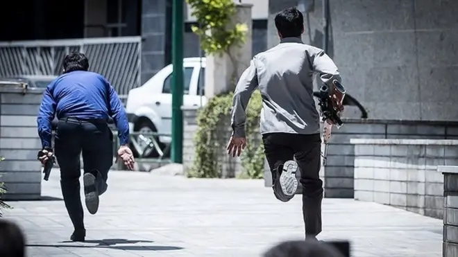 نیروهای امنیتی در اطراف مجلس