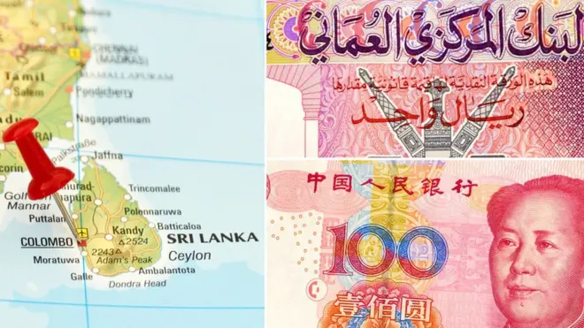 100 Yuan Bank note, Close up Omani Rial currency note