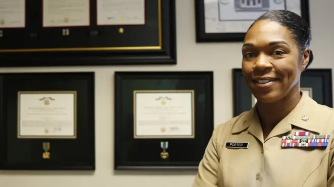 Майор морской пехоты США Шанелл Портер