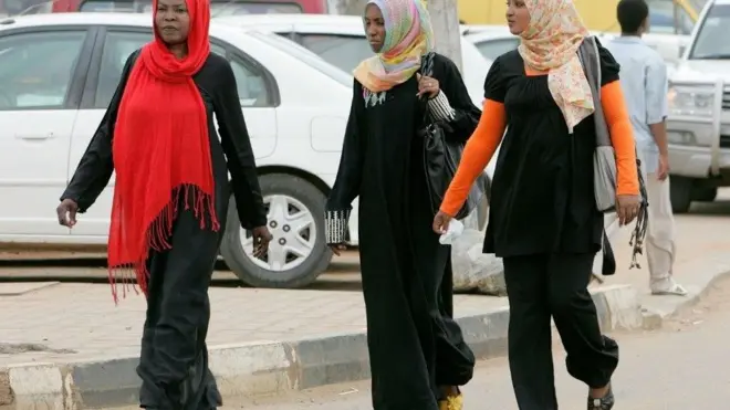 Sudanese women risk arrest if their clothes are deemed provocative by police. File image