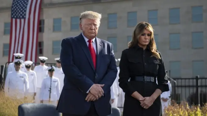 دونالد ترامب وزوجته