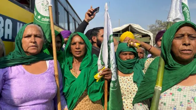 किसानों का प्रदर्शन