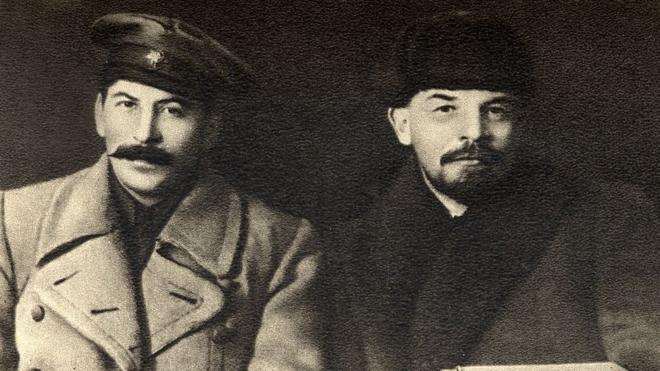 Lenin y Stalin en 1919.