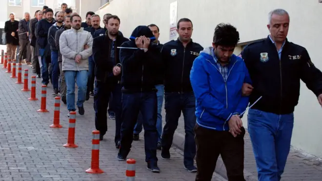 Задержанные в Турции