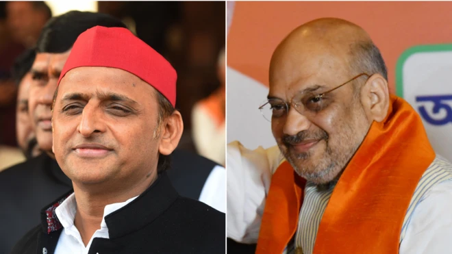 अखिलेश यादव, अमित शाह
